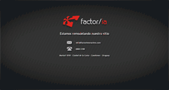 Desktop Screenshot of factorinteractivo.com